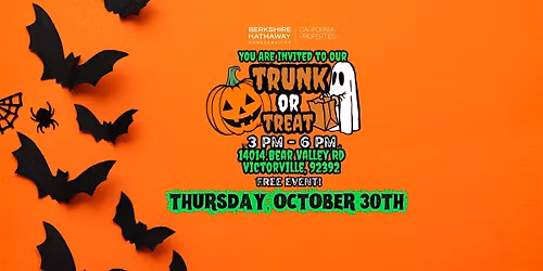 Free Trunk or Treat Event in Victorville