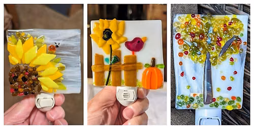 Fused Glass Beginner Friendly Autumn Splendor Workshop - Wyandotte