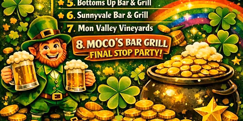 \ud83c\udf40 St. Patrick\u2019s Day Bar Crawl \ud83c\udf40