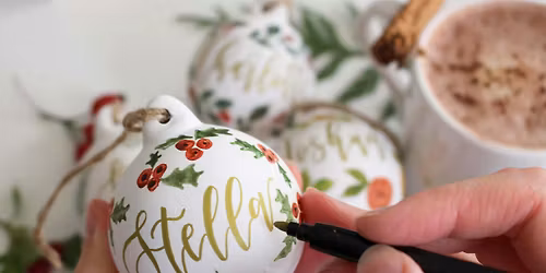 Bauble painting - Dobbin street Community Centre, Armagh