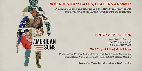 WHEN HISTORY CALLS: AMERICAN SONS COMMUNITY SCREENING