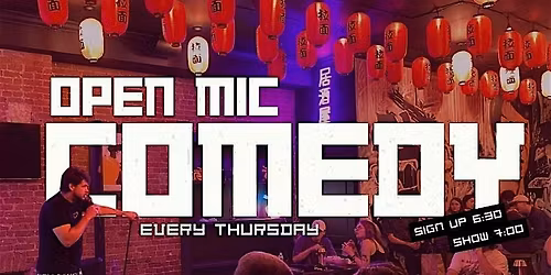 Comedy Open Mic at Slurp Society Ramen Shop
