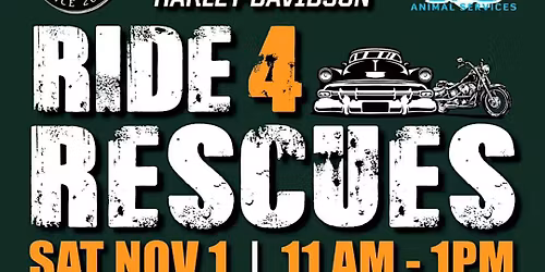 Ride  4 Rescues ( Tilley Harley- Davidson). Car & Bike show.