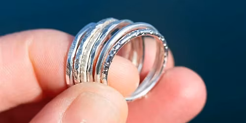 Intro to silversmithing \u2013 Stacking Rings Workshop