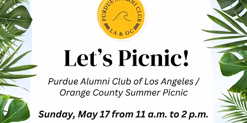 Purdue Summer Picnic (Newport Beach)
