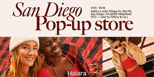 Halara San Diego Pop-up store