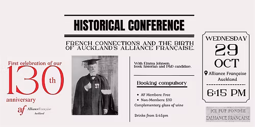 Historical Conference - French connections and the birth of AFA