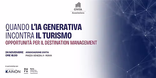 Quando l\u2019Intelligenza Artificiale Generativa incontra il turismo