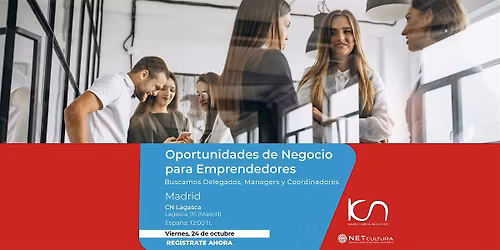 Oportunidades de Negocios para Emprendedores en Madrid - 24 de octubre