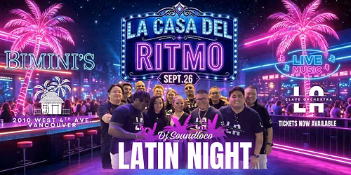 CASA DEL RITMO AND LA CLAVE ORCHESTRA @ BIMINIS CLUB