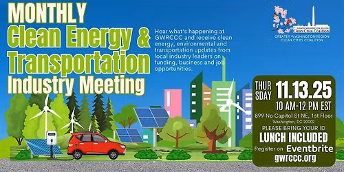 Monthly Clean Energy & Transportation Industry Meeting- November 2025