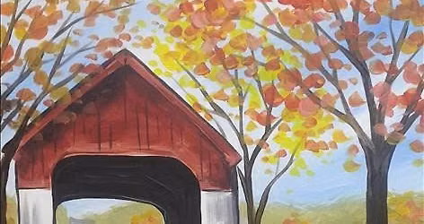 Weekday Deal Paint Party: Autumn Bridge Starting at $36 + $15 DIY Candles!