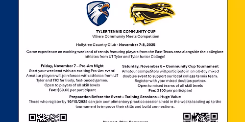Tyler Tennis Mixed Community Cup