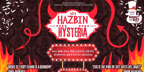 Hazbin Hysteria: Hellaverse Inspired Queer Showcase