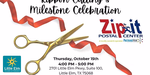 Ribbon Cutting\/Milestone Celebration - Zip It Postal Center
