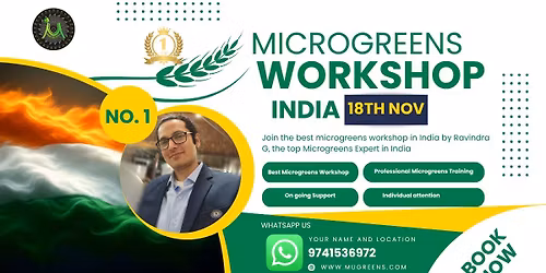 Microgreens Training Bangalore Nov 18, 2025