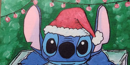 Holiday Family Paint party at the Chill Zone Frozen Yogurt