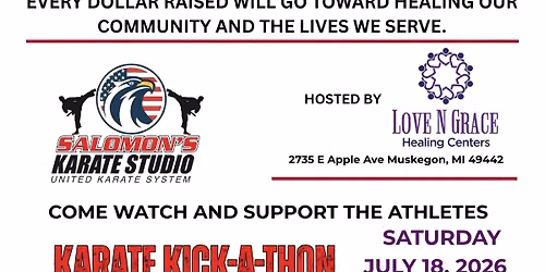 Salomon's Karate Studio Kick-a-thon!