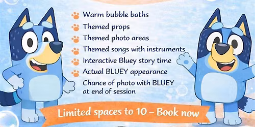 Babble & Bliss Baby Spa Bluey special