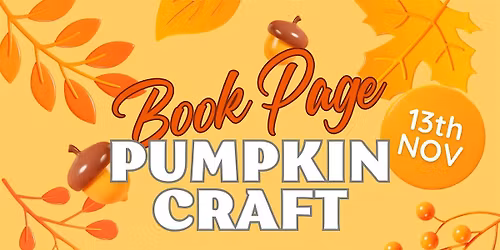 Book Page Pumpkin Craft