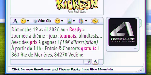 Tournois GAMING & CONCERTS Avignon : Pixel Syndrome + Kickban (MEUPORG TOUR)