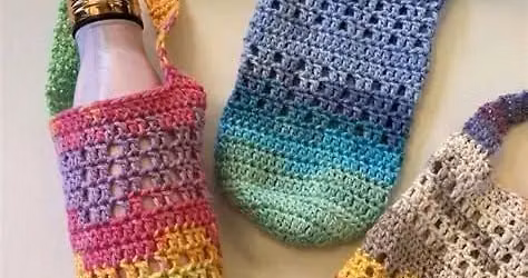 Crochet Bottle Holder 