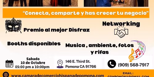 Noche de Disfraces y Negocios en Pomona