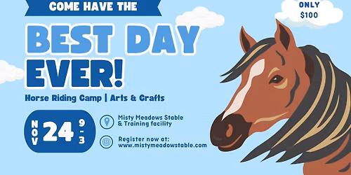 Best Day Ever: Equestrian Day Camp
