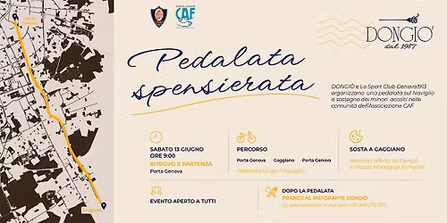 PEDALATA SPENSIERATA CON DONGIO'