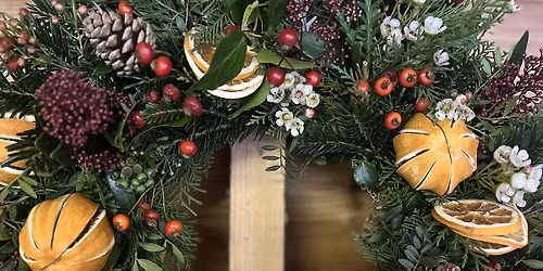 Christmas Wreath Making with The Harbour Florist