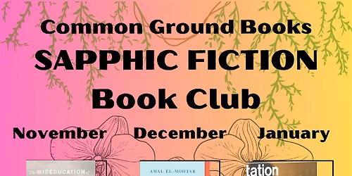 CGB Sapphic Fiction Book Club- November