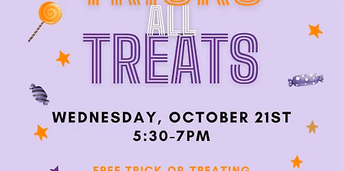12th Annual No Tricks, All Treats Event \ud83e\udde1