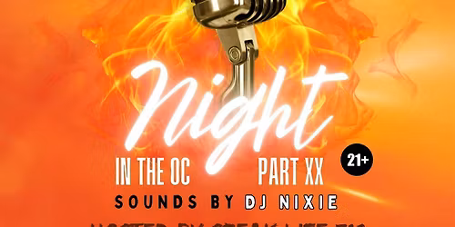 INDUSTRY NIGHT IN THE OC! PT. **