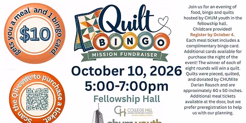 Quilt Bingo Youth Fundraiser