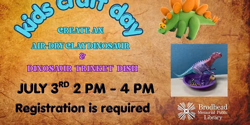 Kids Craft Day: Dinosaurs!!
