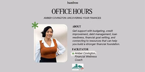 Amber Covington Office Hours: Uncovering Your Finances