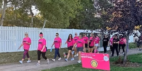 Paint Gillette Pink Benefit Walk