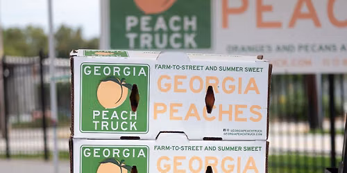 Georgia Peach Truck \u2014 Richmond, VA @ Cross Creek Nursery