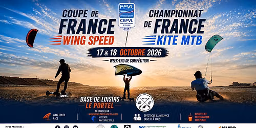 Coupe de France de Wingspeed et Championnat de France de Kite-MTB 2026