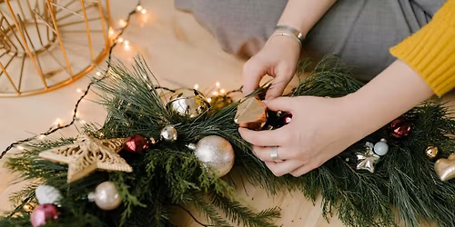 Christmas wreath making workshop at Central Library