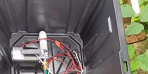 DEMO: Solar Powered Rain Barrel Irrigation System at the GRC
