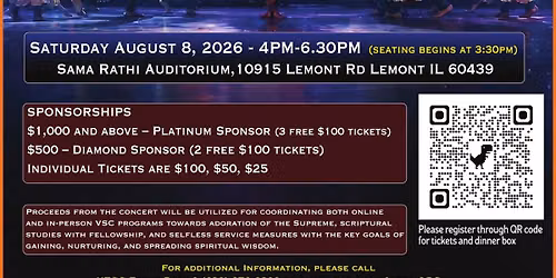 Chaitanya - Infinite Energy - A Vivekananda Spiritual Center Fundraiser