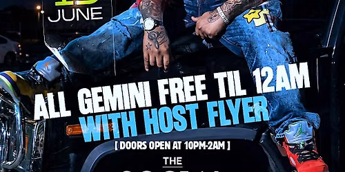 DJ GEMINI \u264a BASH FRIDAY JUNE 19  @ THE SOCIAL