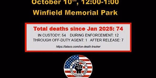 Vigil and Protest for All Lives Lost at the Hands of ICE