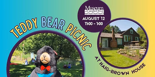 Teddy Bear Picnic at Haig-Brown House