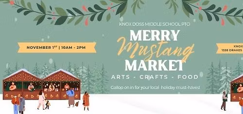 Merry Mustang Market by Knox Doss PTO