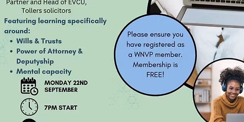 Power of attorney, deputyship, mental capacity, wills and trusts workshop