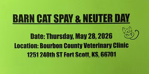 Barn Cat Spay & Neuter Day