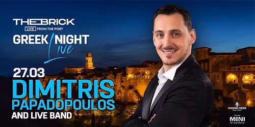 27.03 \/ \u0413\u0420\u042a\u0426\u041a\u0410 \u0412\u0415\u0427\u0415\u0420 \u041d\u0410 \u0411\u0420\u0415\u0413\u0410 \u041d\u0410 \u041c\u041e\u0420\u0415\u0422\u041e \u2013 \u041d\u0410 \u0416\u0418\u0412\u041e DIMITRIS PAPADOPOULOS & BAND