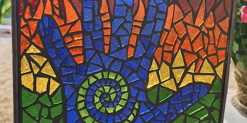 Earl May  Garden Center Iowa City, DIY Stained Glass Mosaic